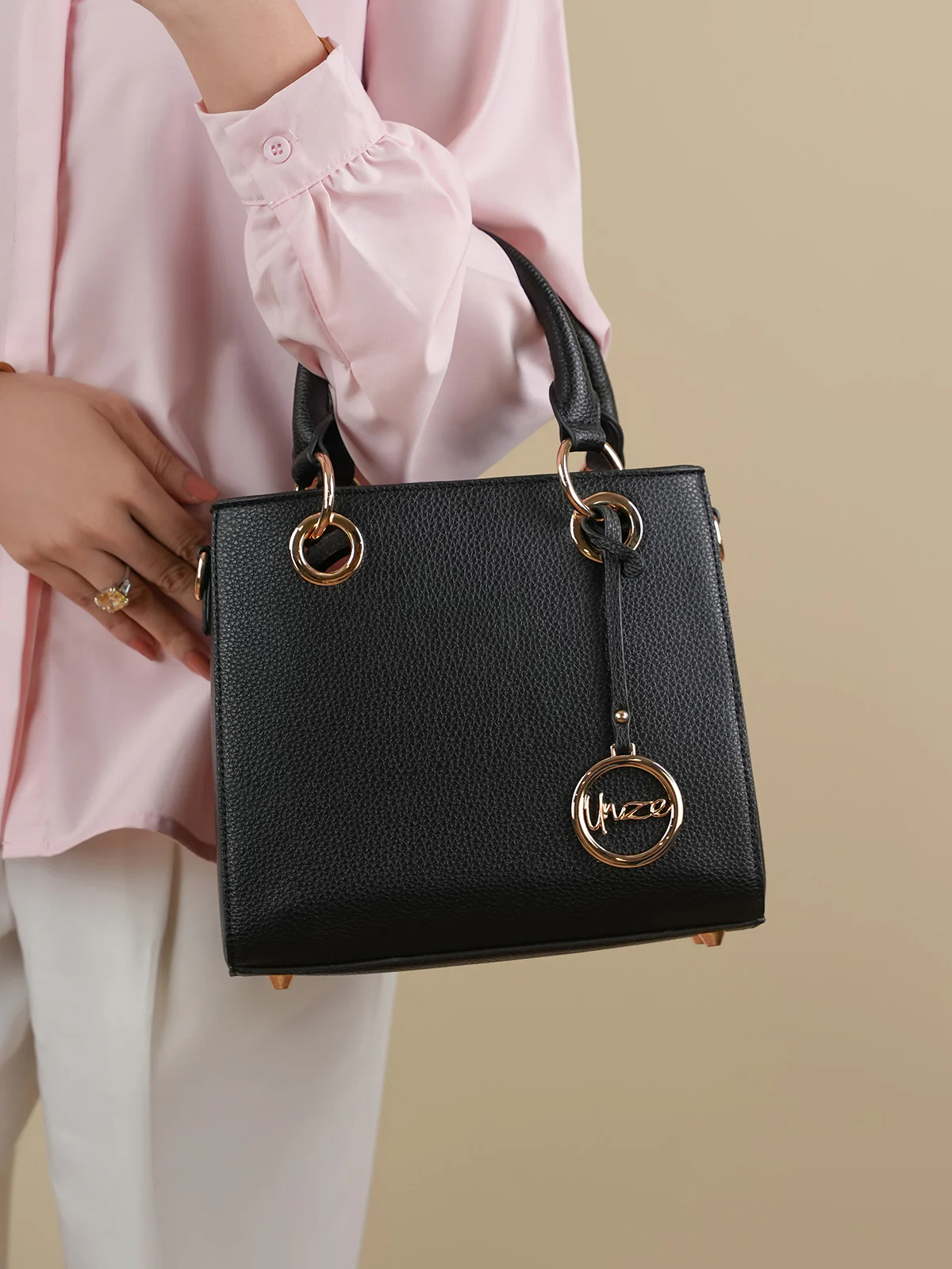 Women "EBONY" Modern Touch Handbag - Image 3
