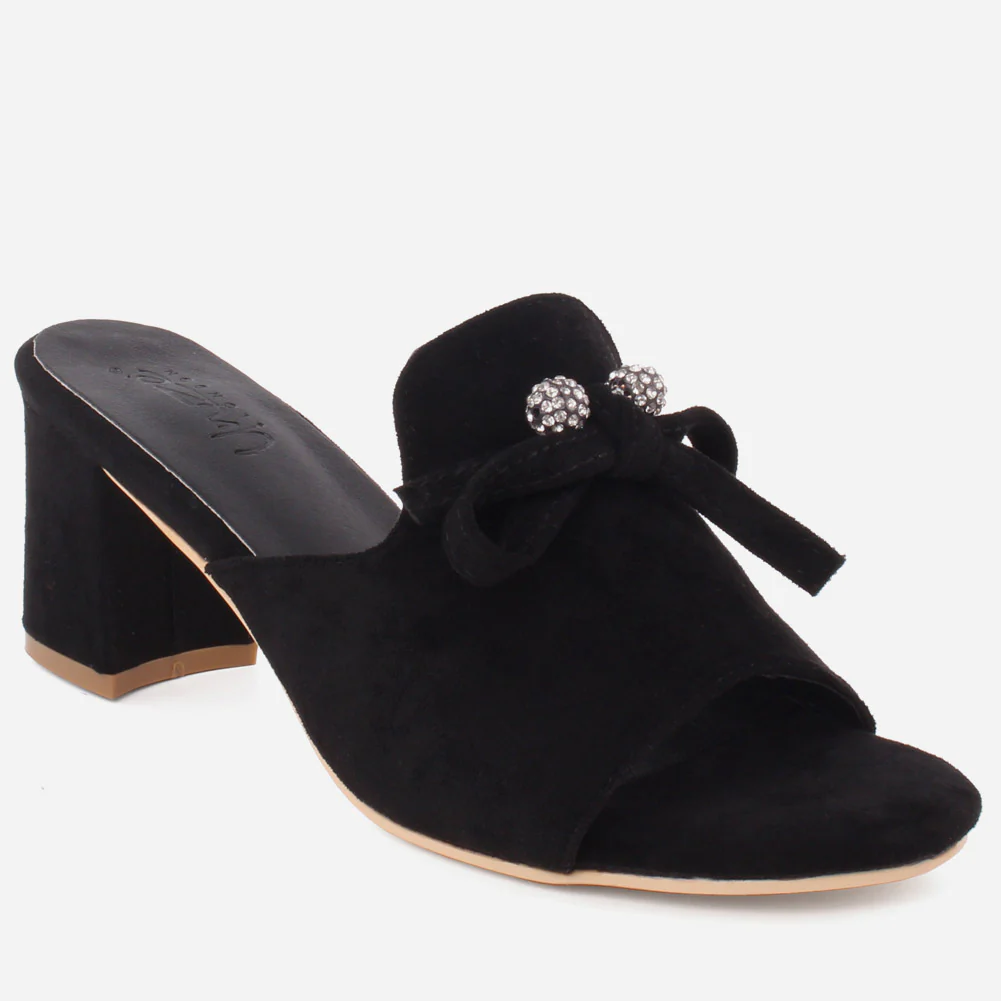 Women" EDIE" Multi Color Fabric Block Heel Sandals