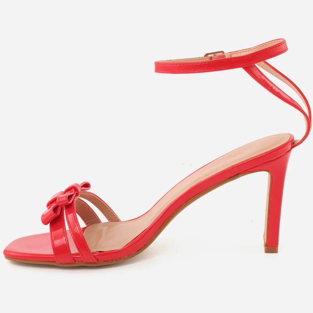 Women "ELLE" Soft Patent  Block Heel Sandals - Image 3