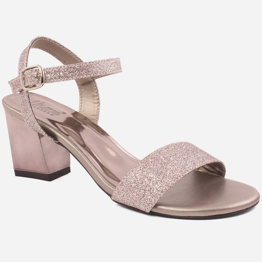 Women "Elsa" Classic Style Block Heel Sandals