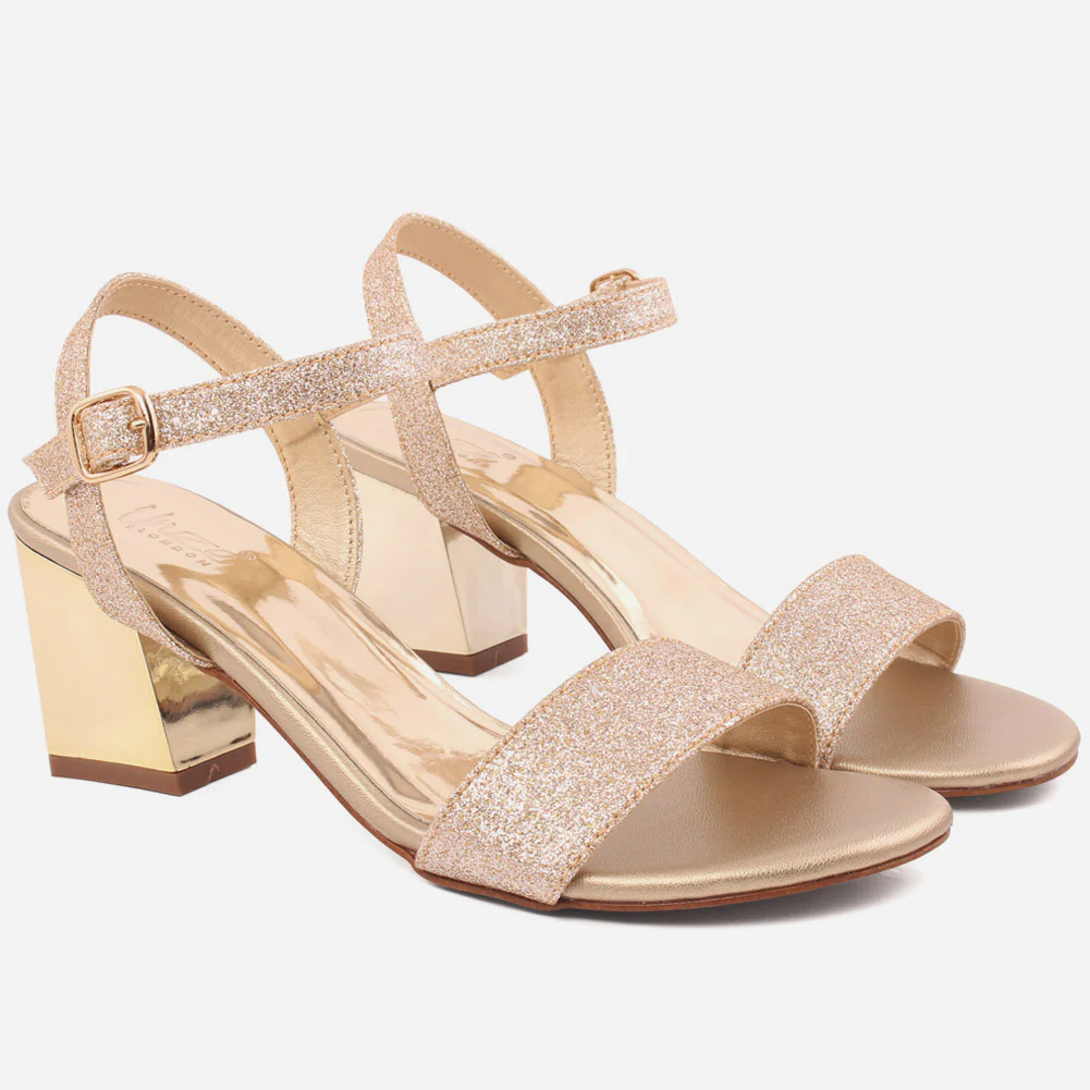 Women "Elsa" Classic Style Block Heel Sandals - Image 2