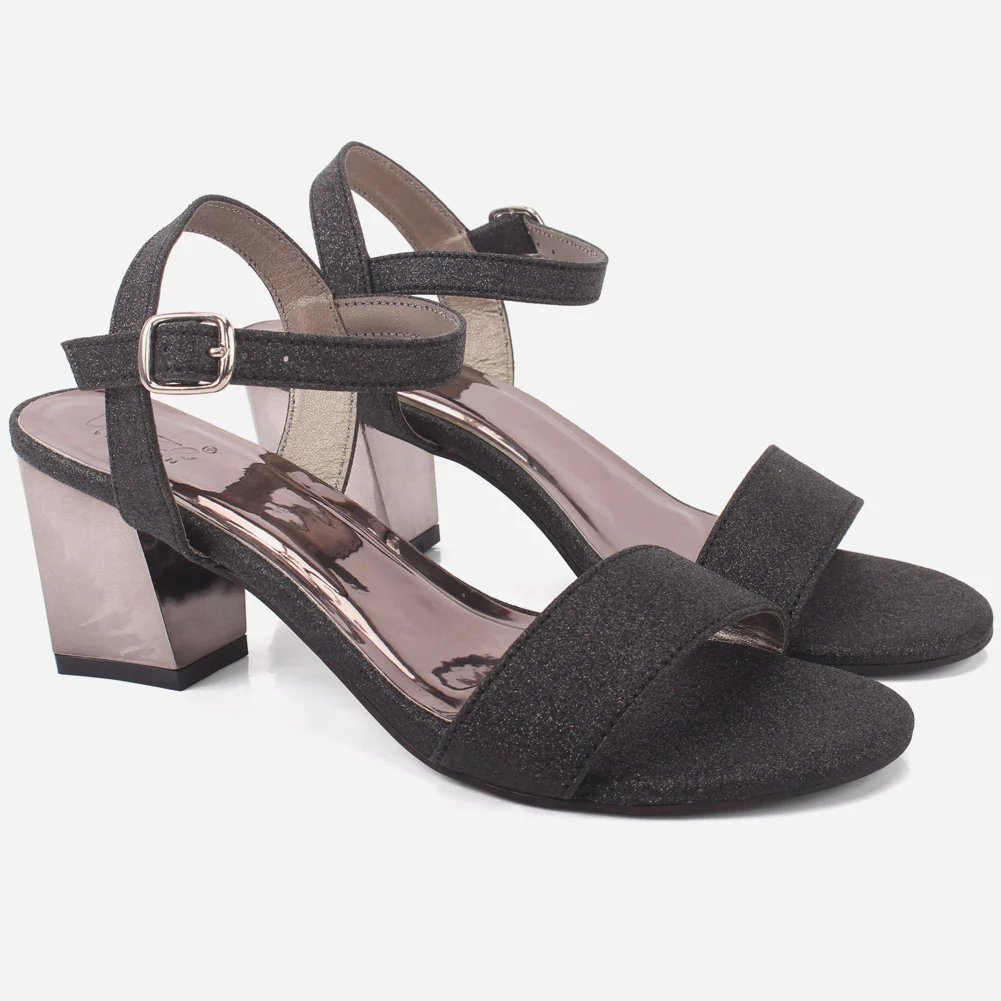 Women "Elsa" Classic Style Block Heel Sandals - Image 2