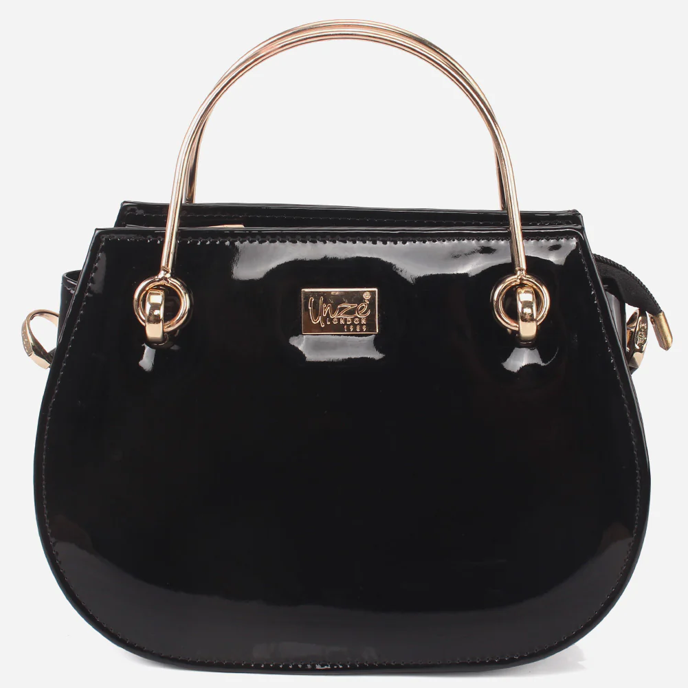 Women "EMENE" Top Metal Handle Shoulder Bag