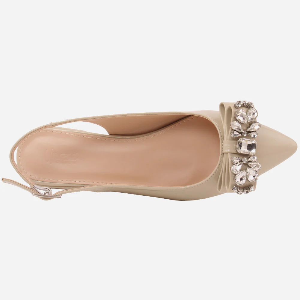 Women "ERIN" Glittering Low Heel Sandals - Image 4