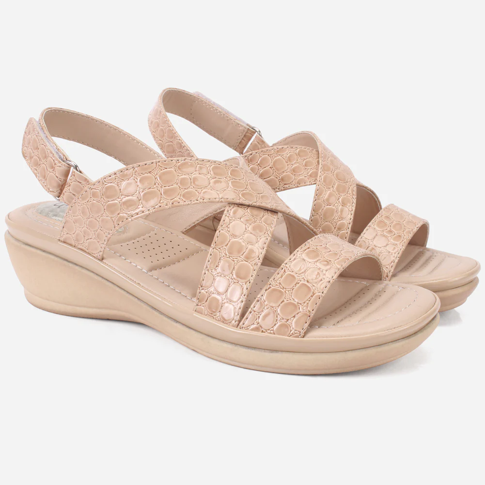 Women "ESTD" Comfort Flat Sandals - Image 2