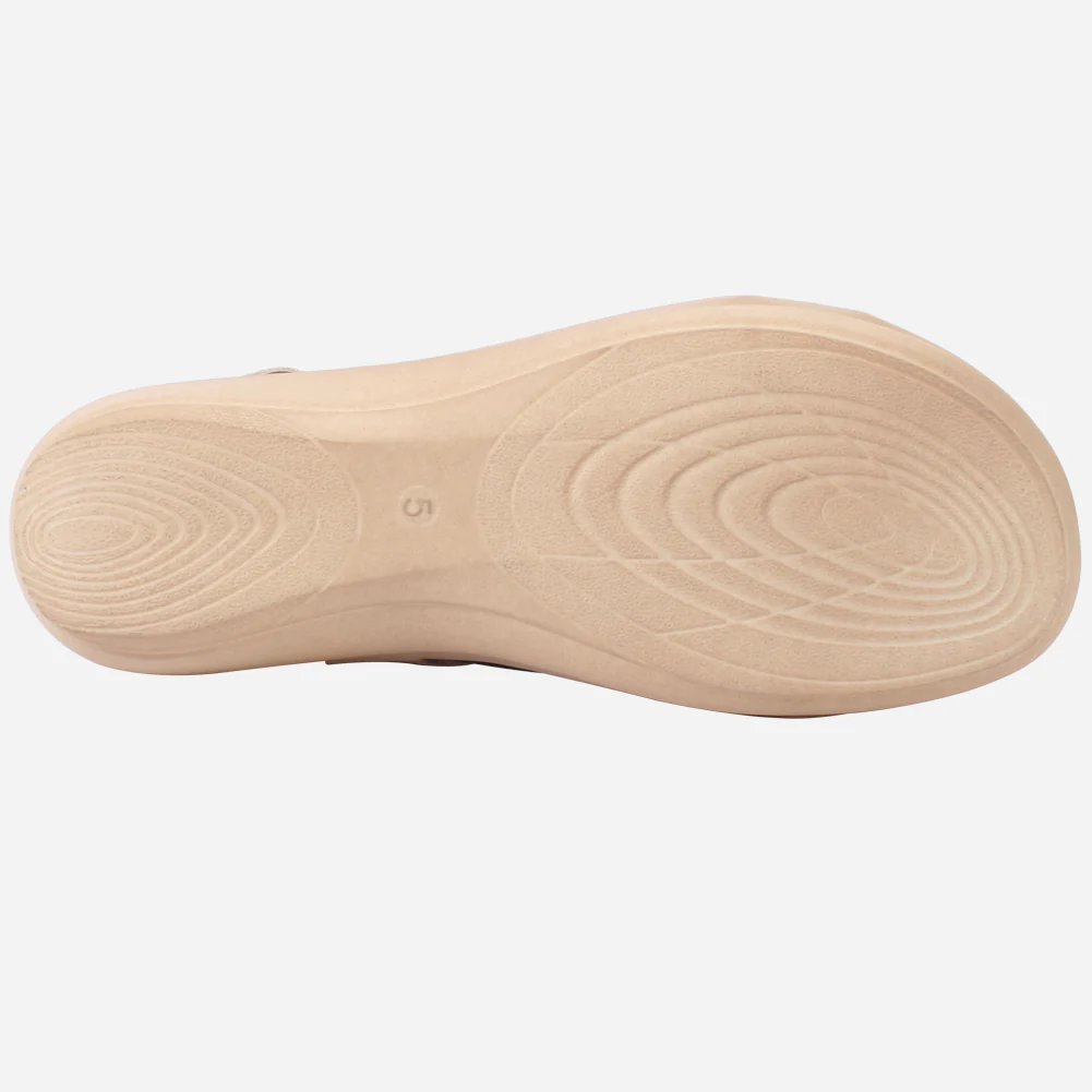 Women "ESTD" Comfort Flat Sandals - Image 5