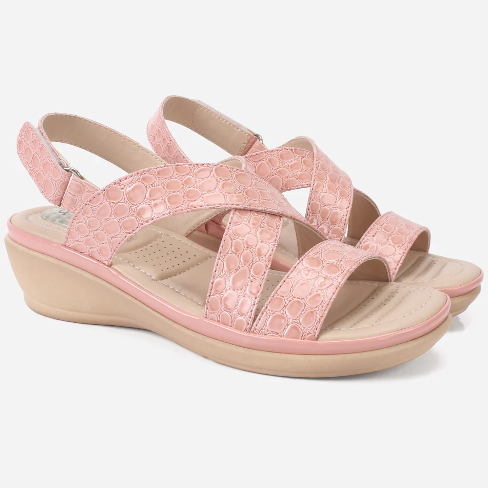 Women "ESTD" Comfort Flat Sandals - Image 2