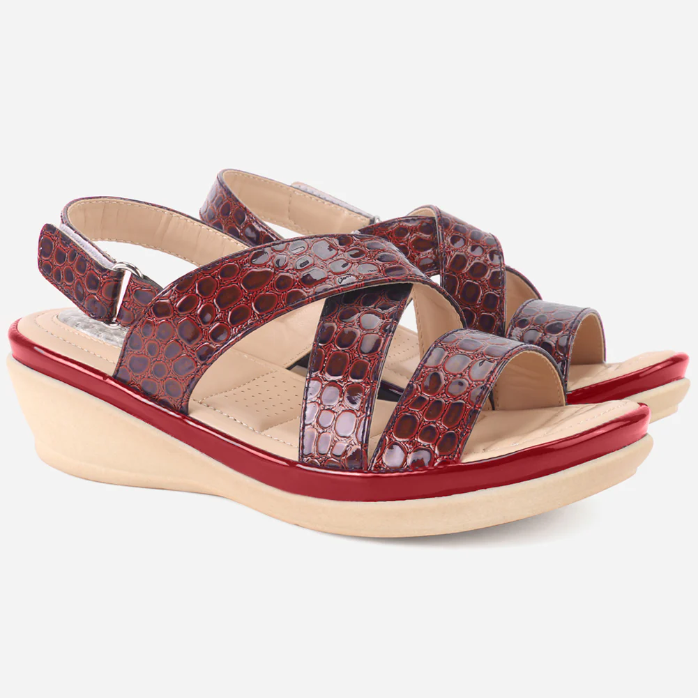 Women "ESTD" Comfort Flat Sandals - Image 2
