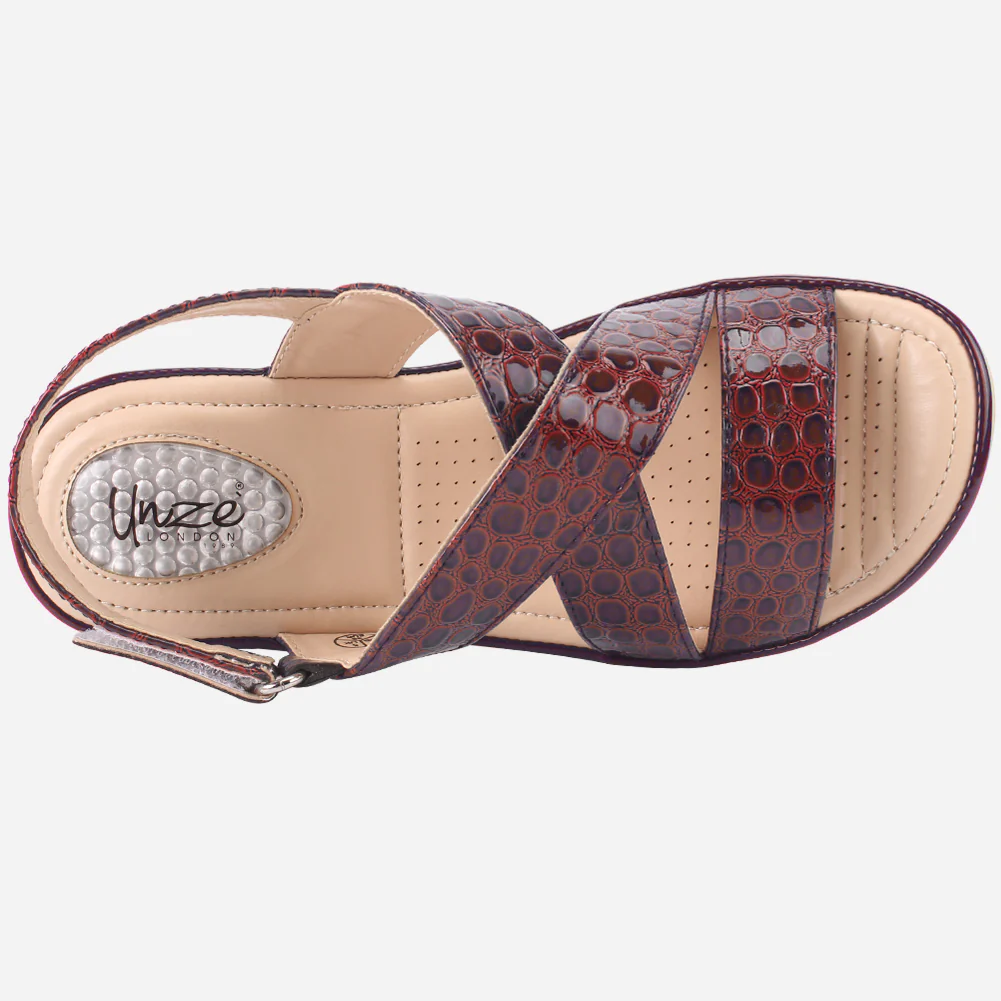 Women "ESTD" Comfort Flat Sandals - Image 4