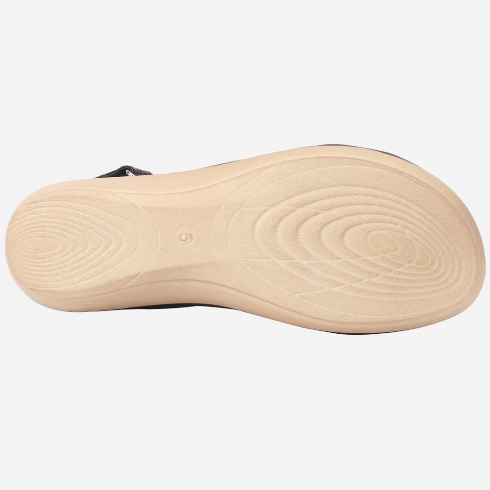 Women "ESTD" Comfort Flat Sandals - Image 5