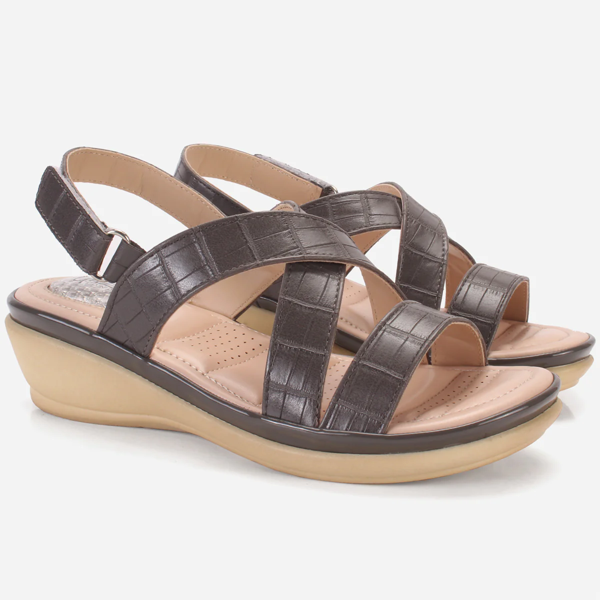 Women "ESTD" Comfort Flat Sandals - Image 2