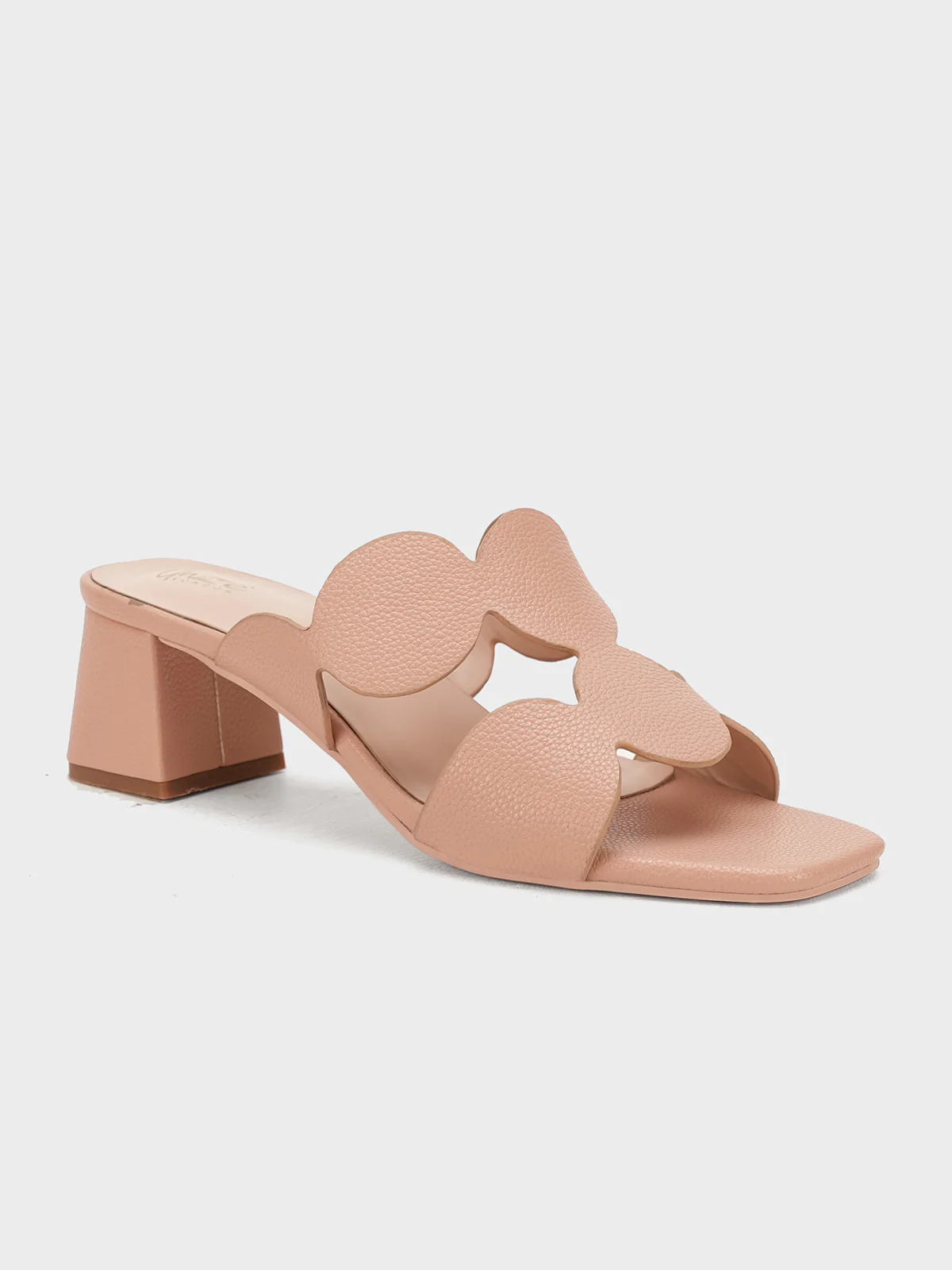 Women "EVANS" Slip On Block Heel Sandals - Image 2