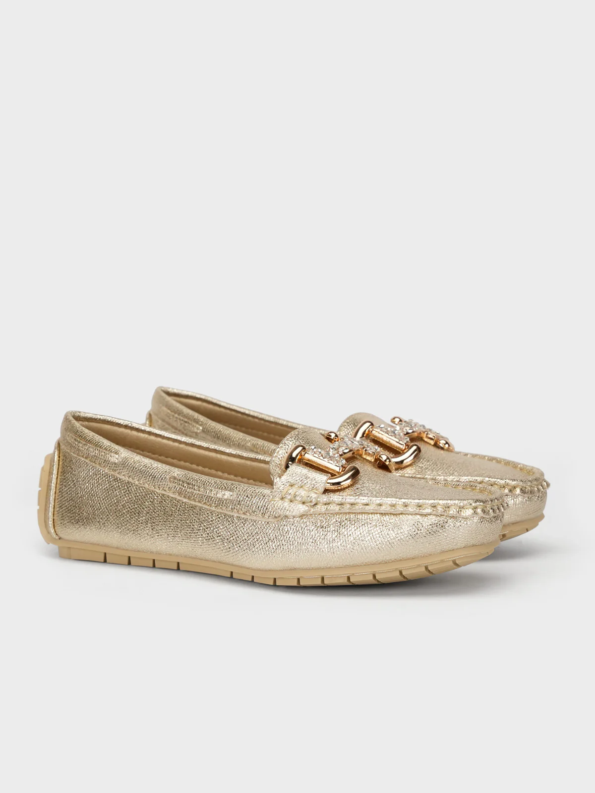 Women "FARGO" Round Toe Stylish Moccasins - Image 2
