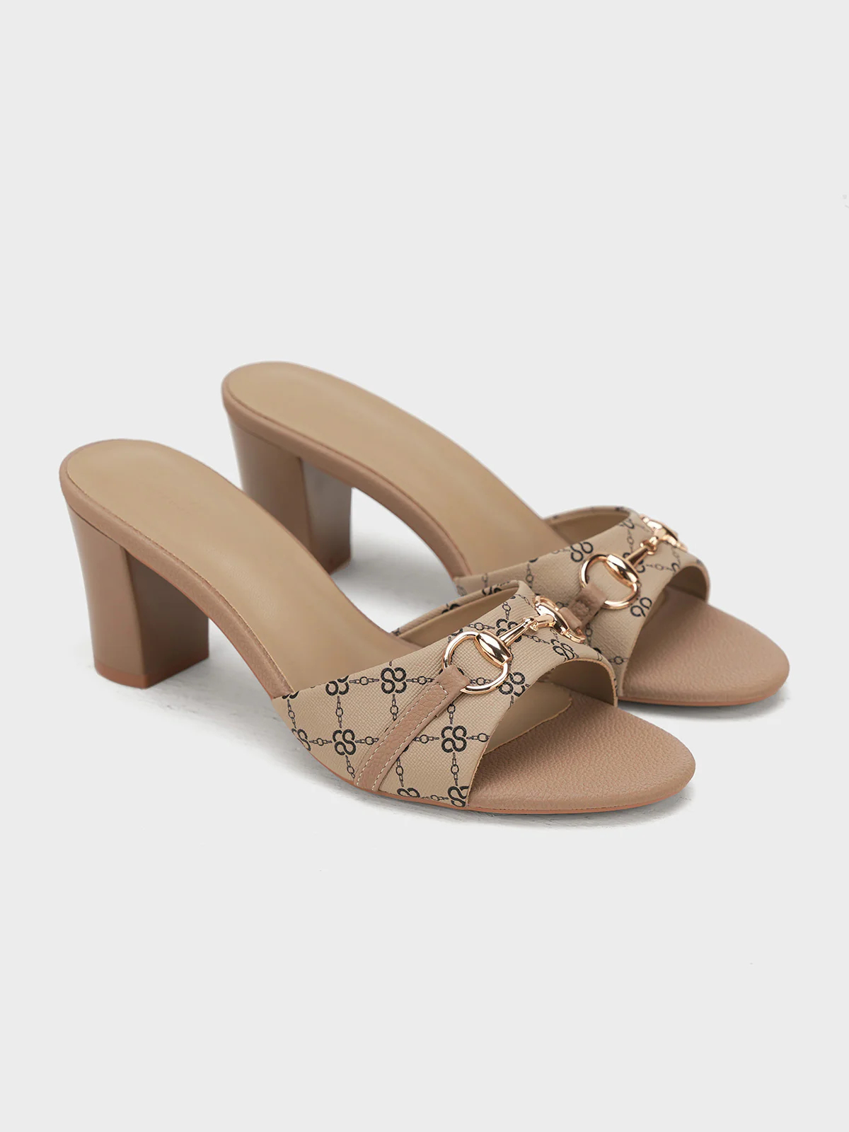 Women "FAVIAN" Slip On Block Heel Sandals - Image 4