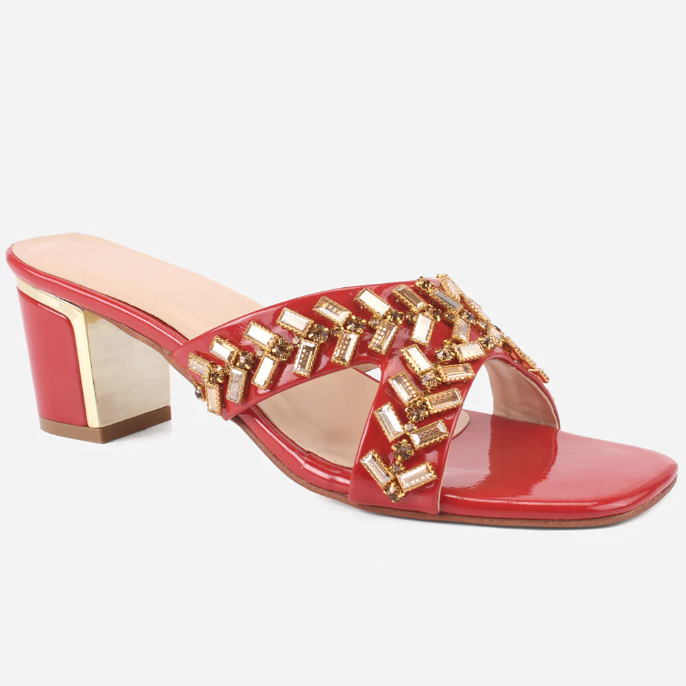 Women "FERN" Block Heel Sandals