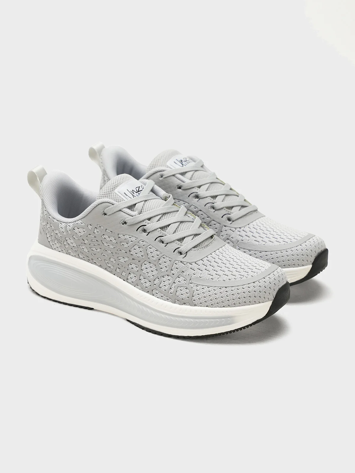Women "FERNA" Lace Up Fabric Trainers - Image 2