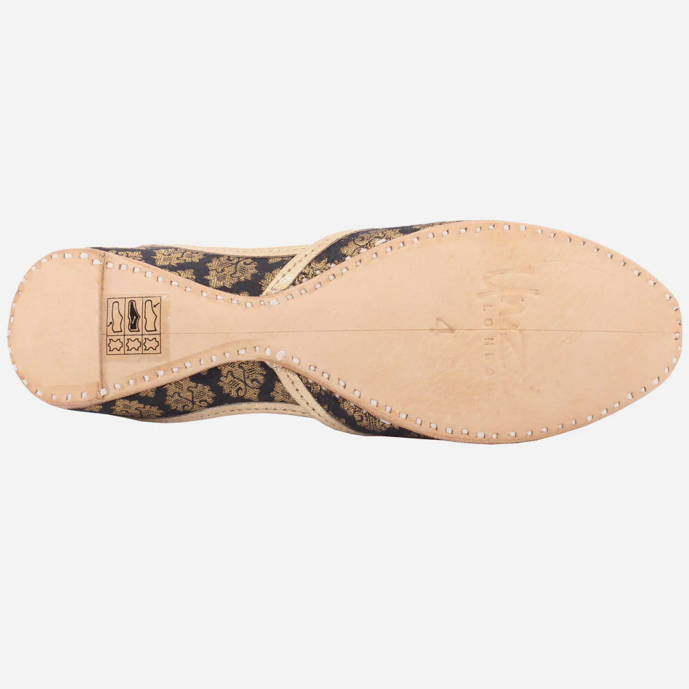 WOMEN "FLAVIA" FABRIC PRINTED CLOSED TOE KHUSSA - Image 5