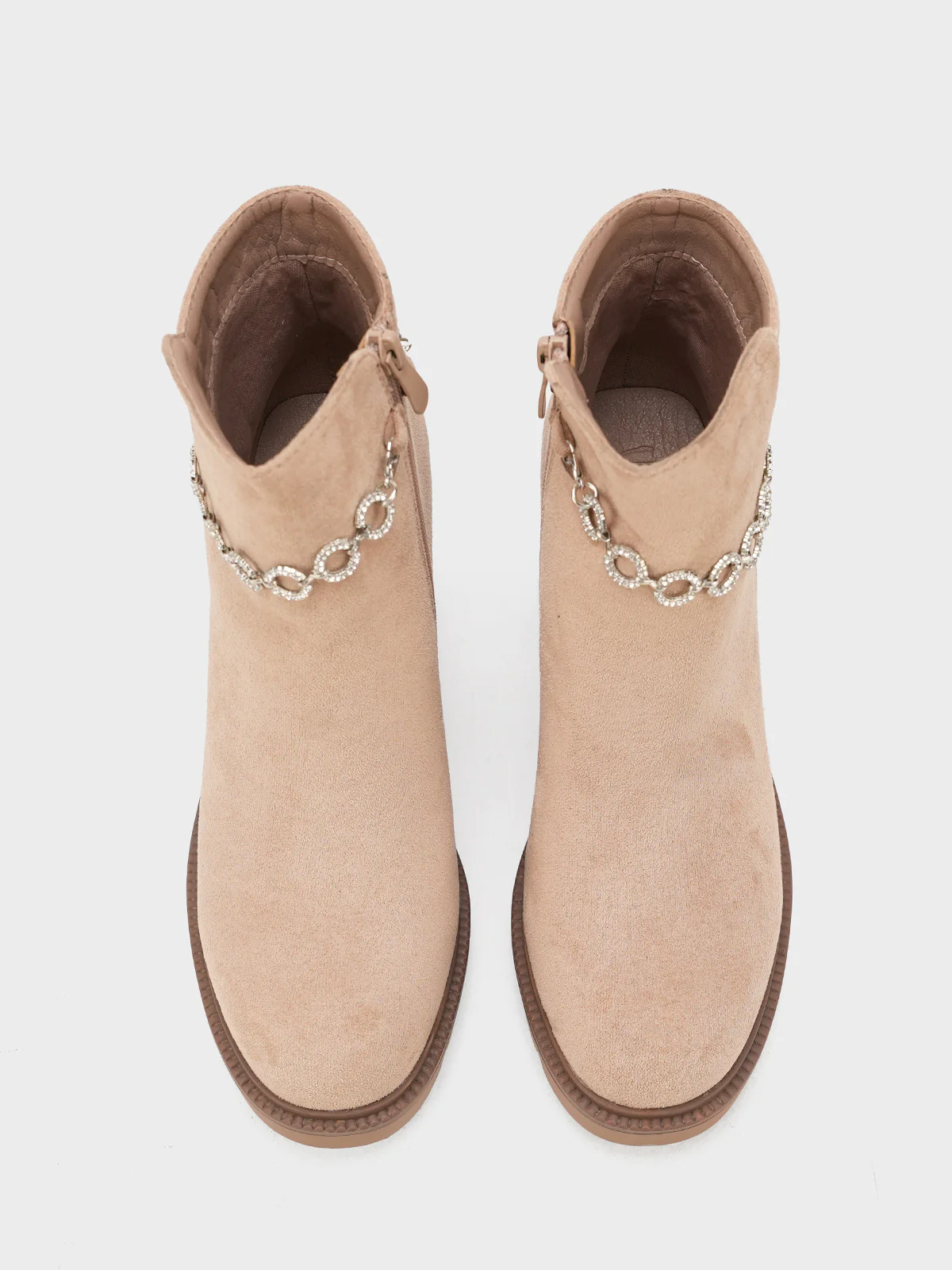 Women "FOLAMI" Stylish Chain Ankle Boots - Image 11