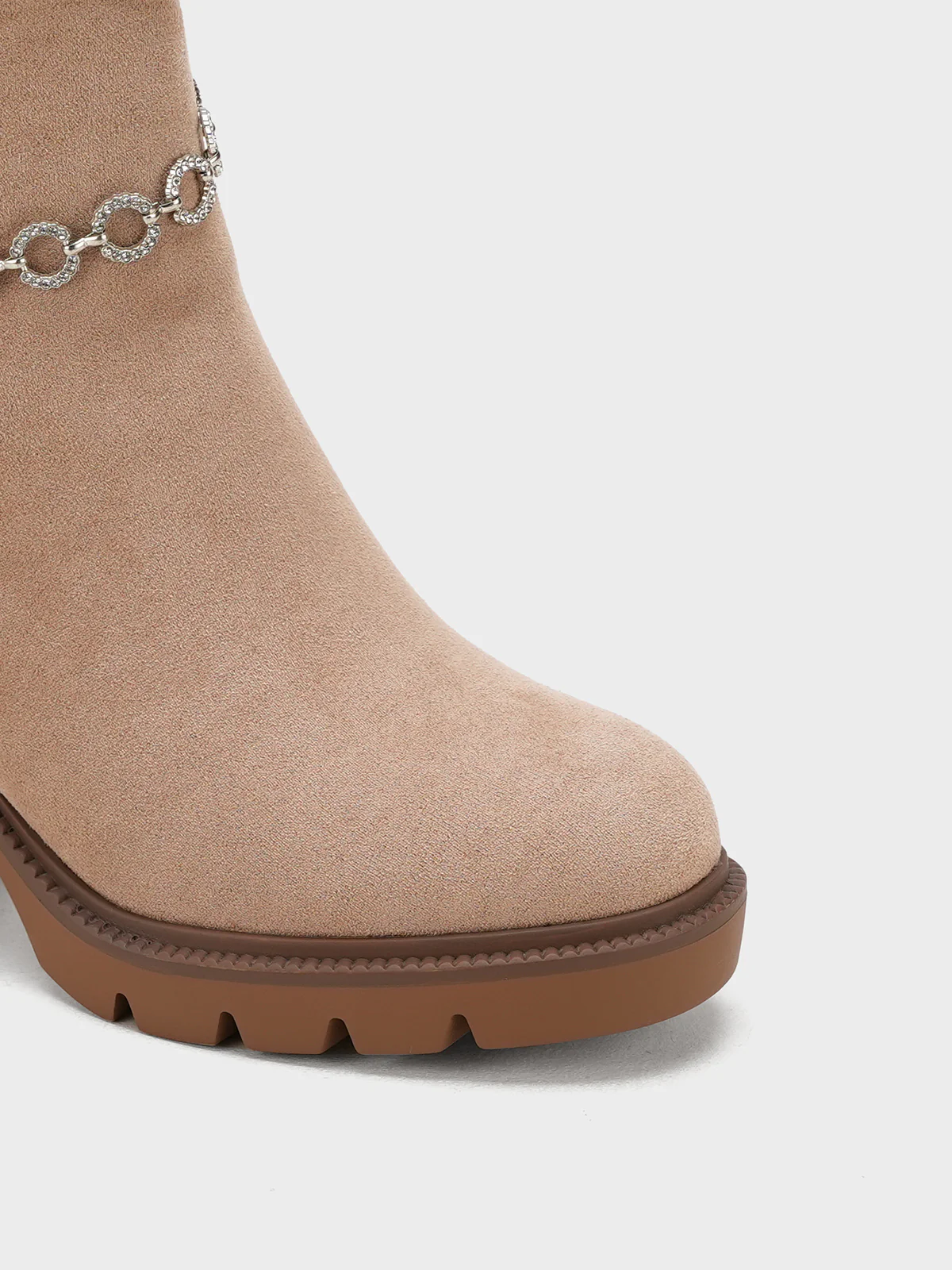 Women "FOLAMI" Stylish Chain Ankle Boots - Image 7