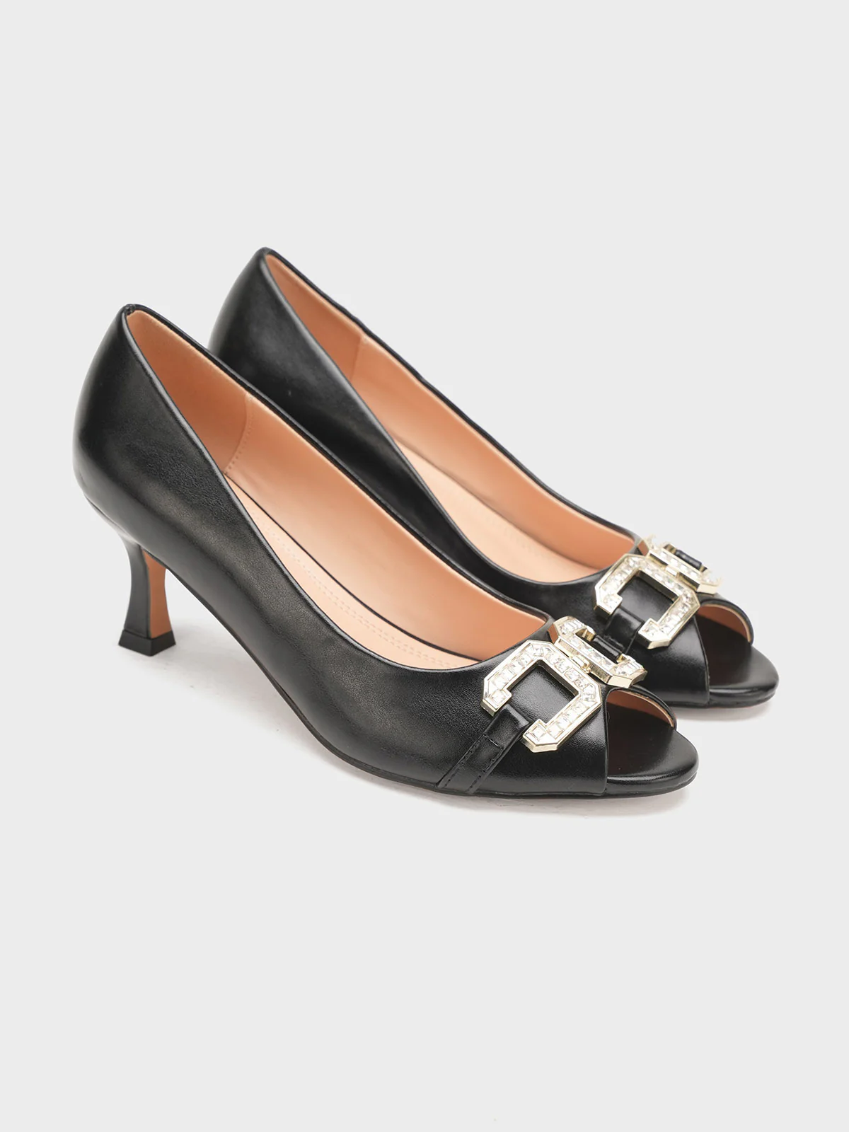 Women "FOPHIA" Open Toe Slip On Sandals - Image 4