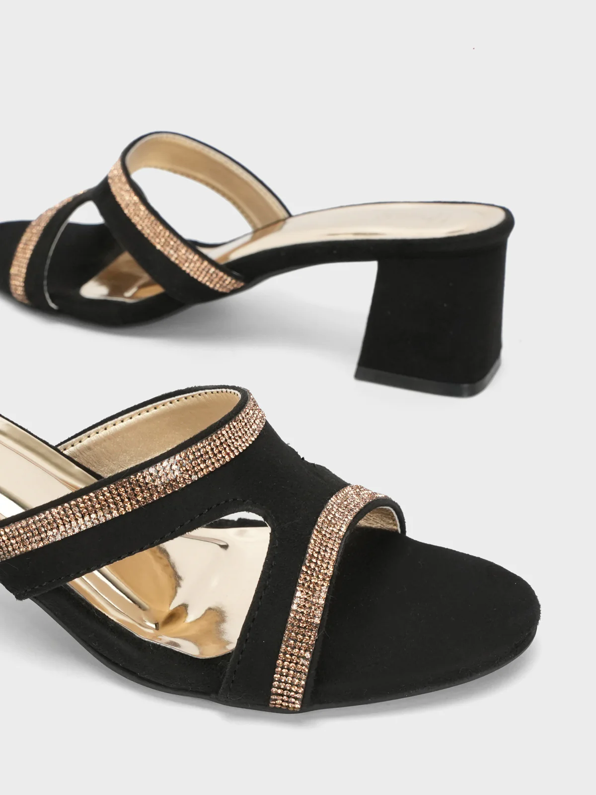Women "GAMZE" Block Heel Sandals - Image 4