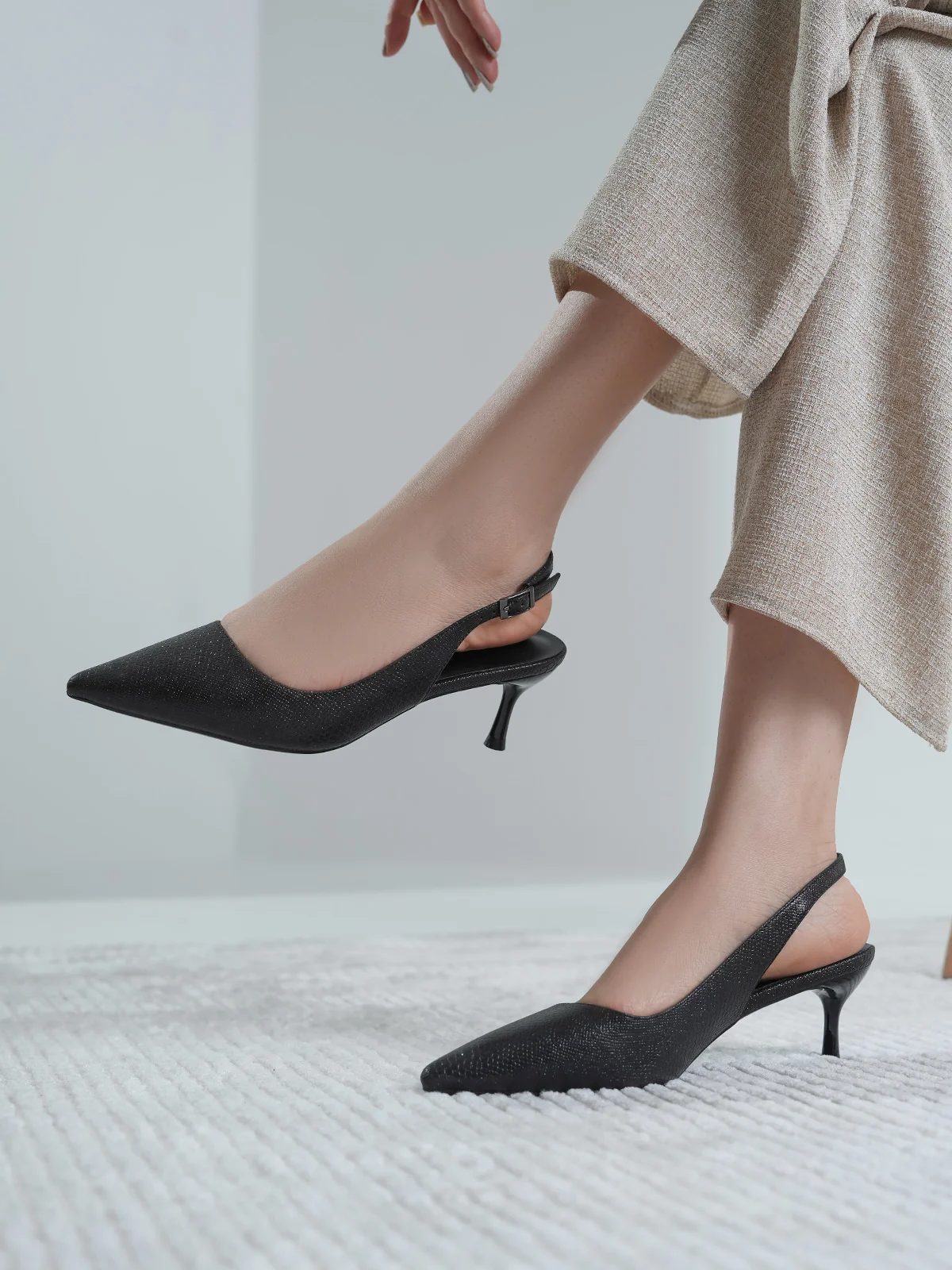Women "GATSBY" Modern Buckle Sandals