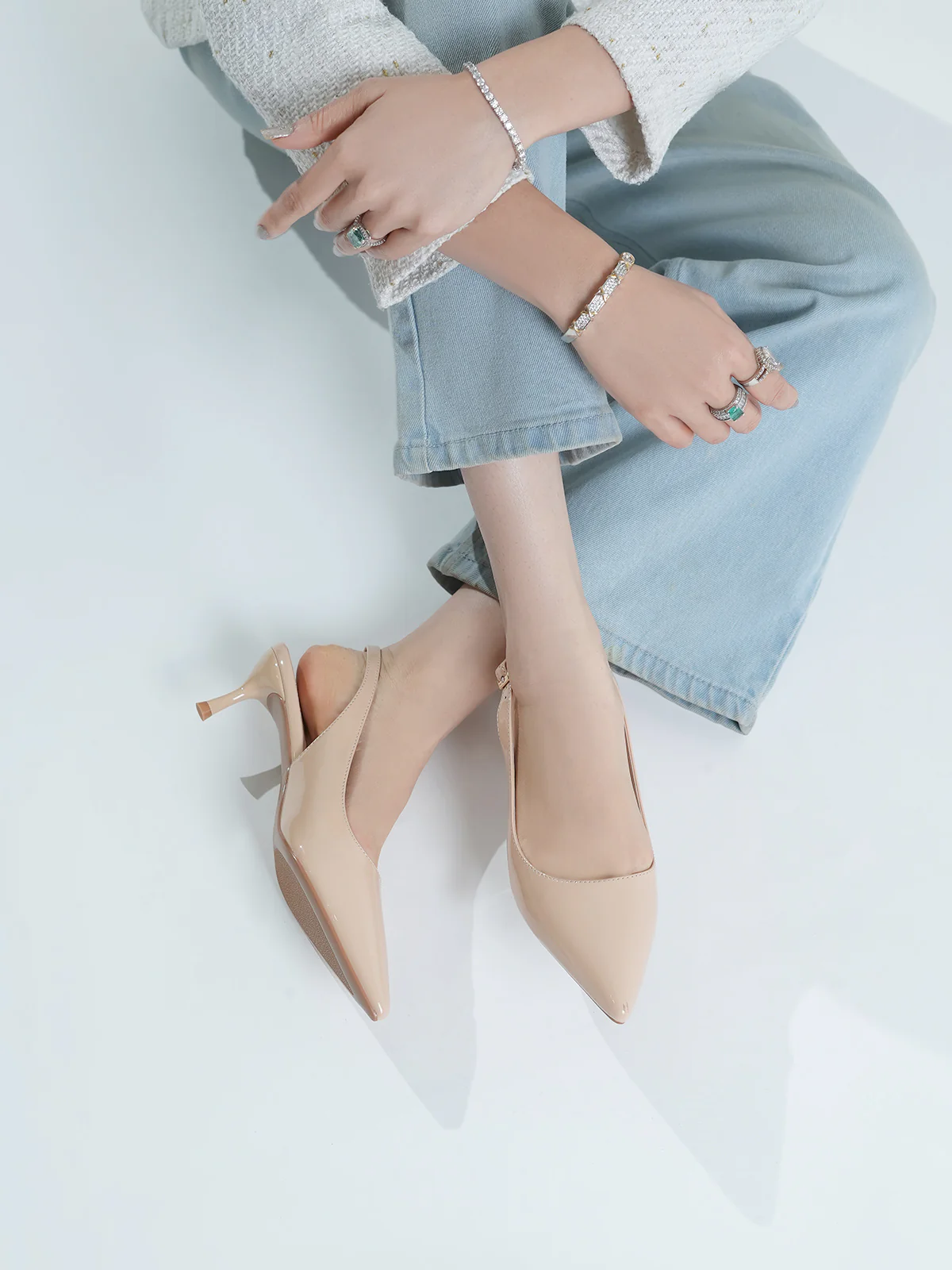 Women "GENTRY" Stylish Buckle Detail Sandals