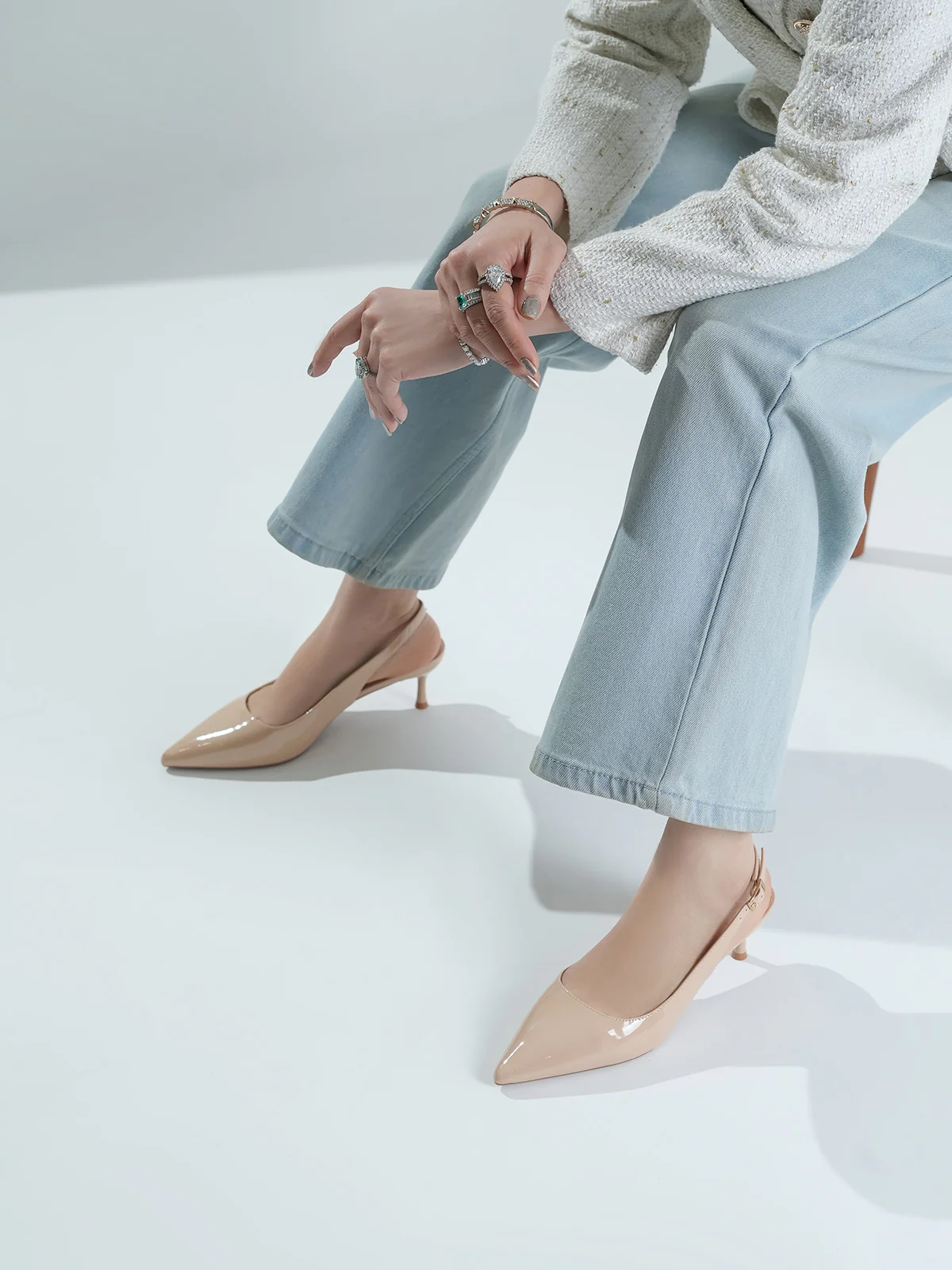 Women "GENTRY" Stylish Buckle Detail Sandals - Image 3