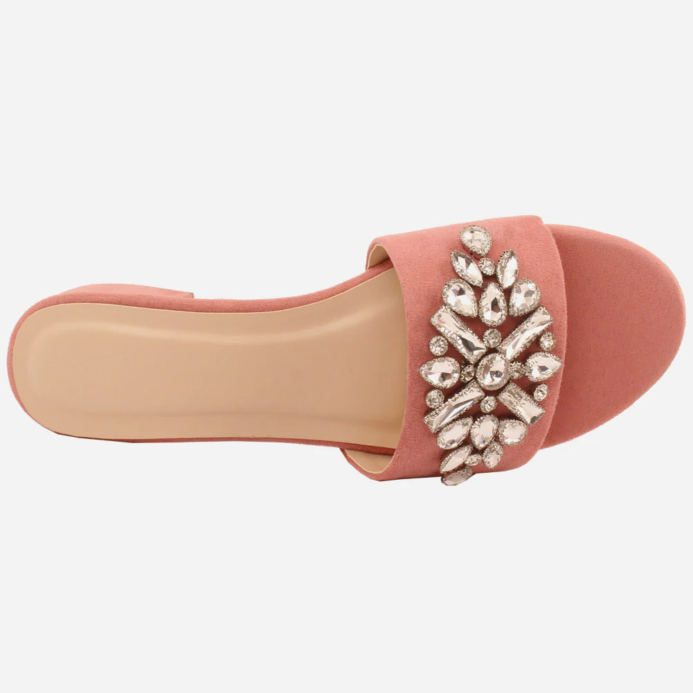 Women "GIA" Low Block Heel Slippers - Image 4