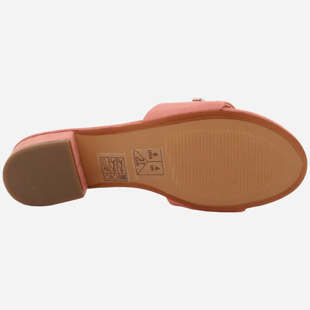 Women "GIA" Low Block Heel Slippers - Image 5