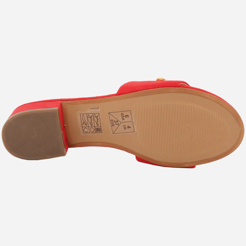 Women "GIA" Low Block Heel Slippers - Image 5