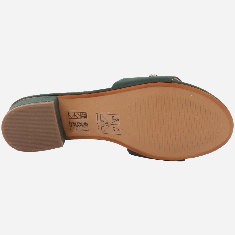 Women "GIA" Low Block Heel Slippers - Image 5