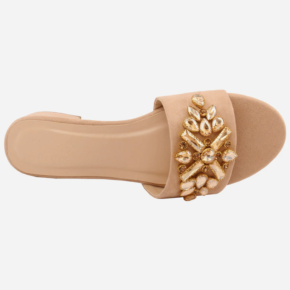 Women "GIA" Low Block Heel Slippers - Image 4