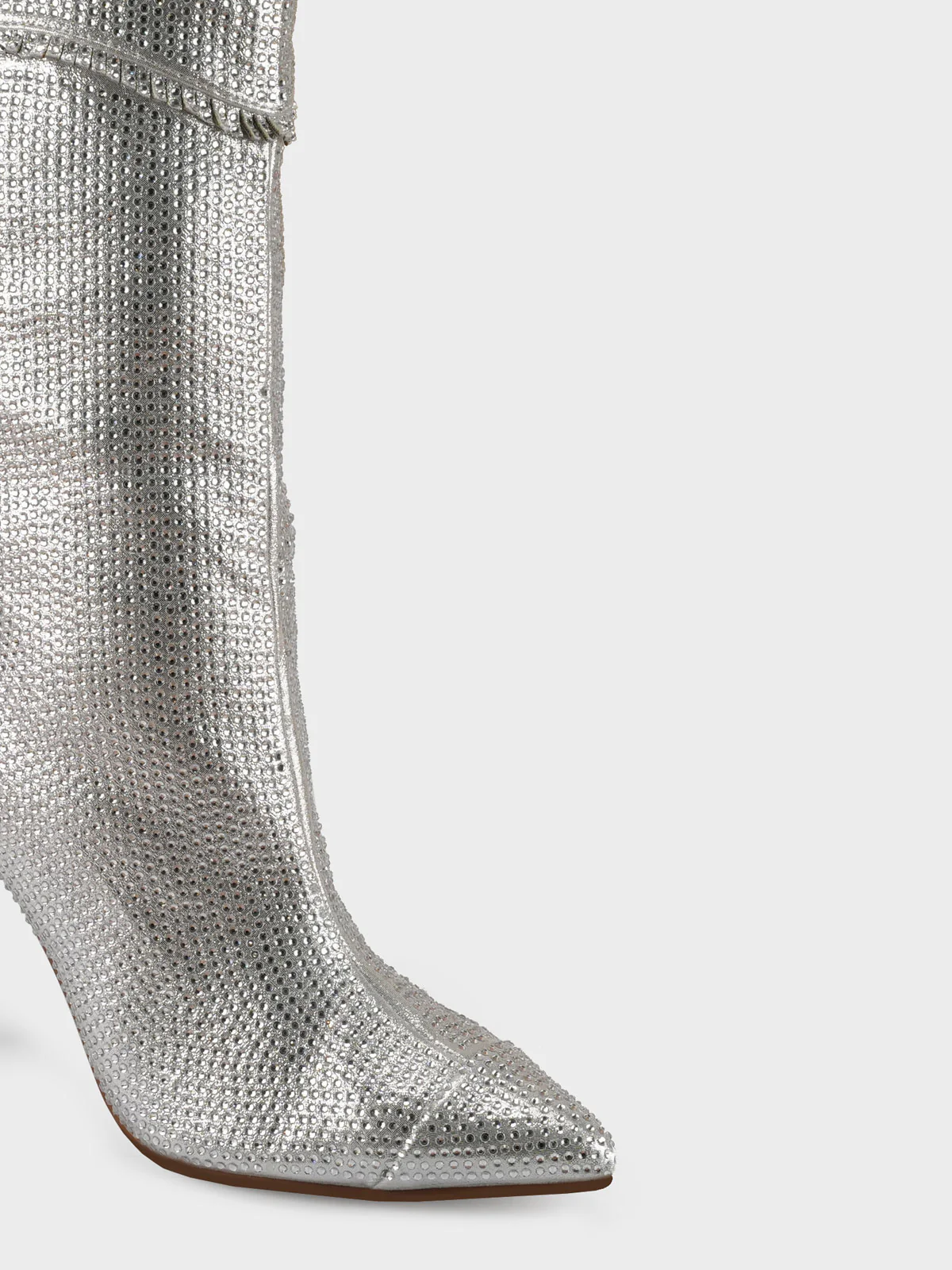 Women "GIANNI" Pointed Toe Fringe Long Boots - Image 4
