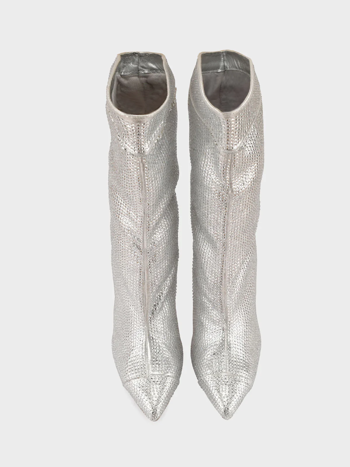 Women "GIANNI" Pointed Toe Fringe Long Boots - Image 5