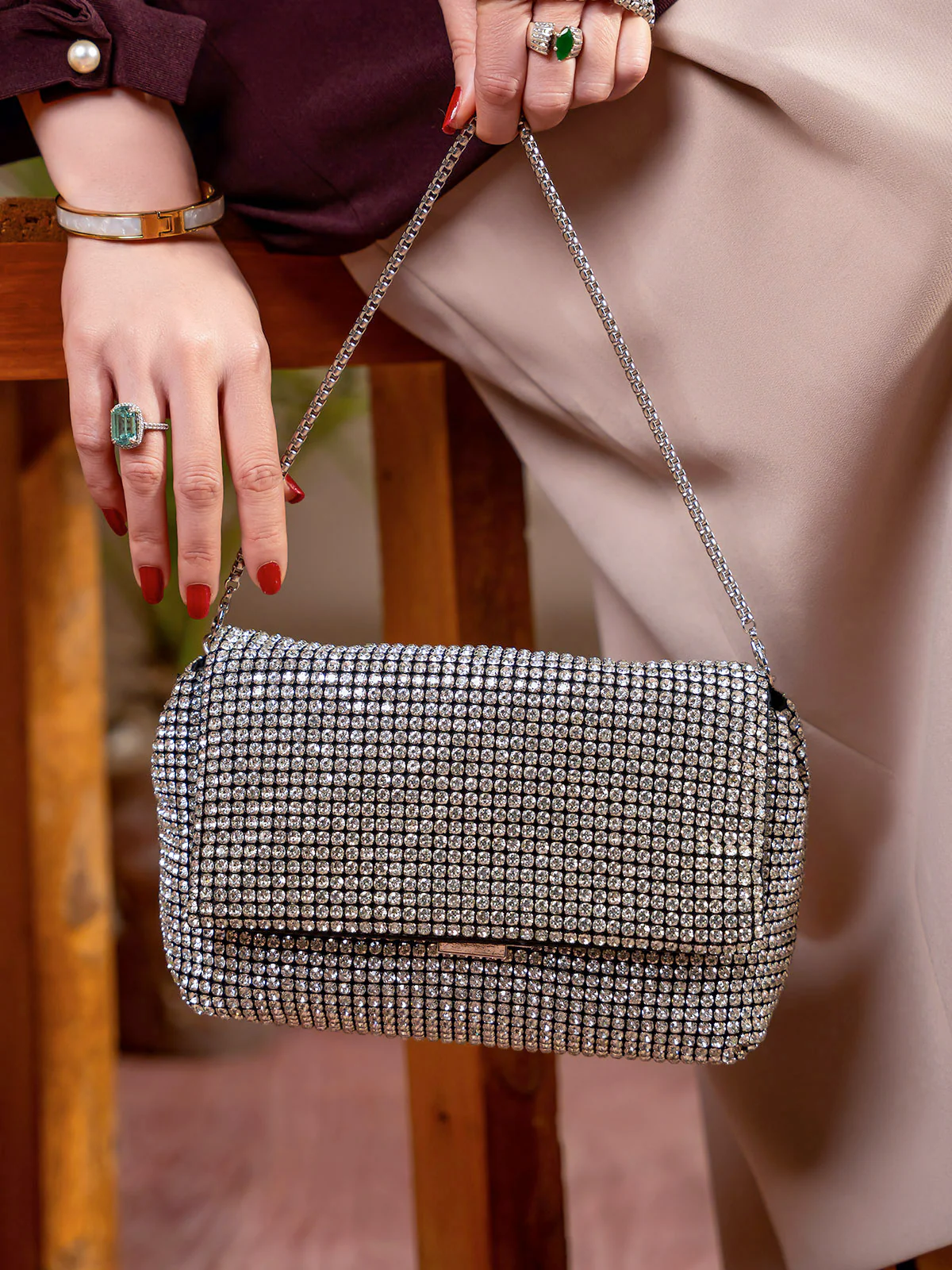 Women "GLORIA" Elegant Fancy Clutch