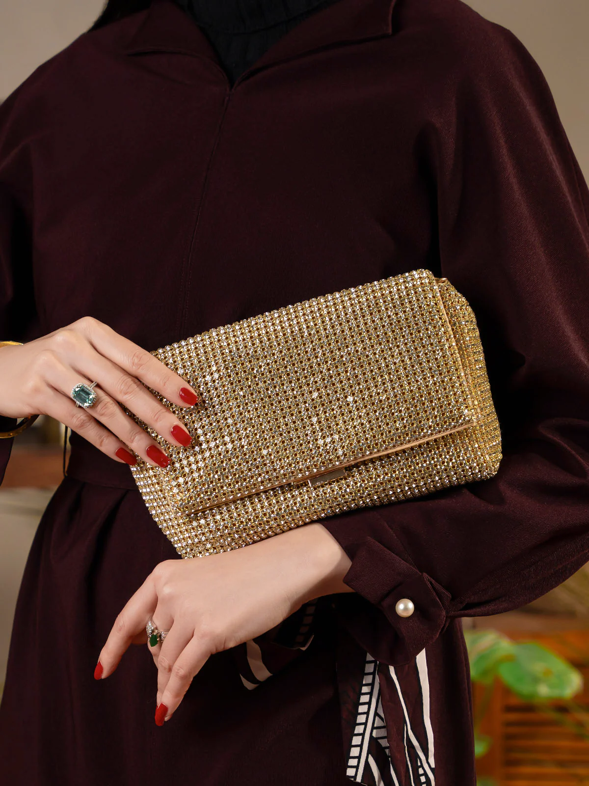 Women "GLORIA" Elegant Fancy Clutch - Image 6