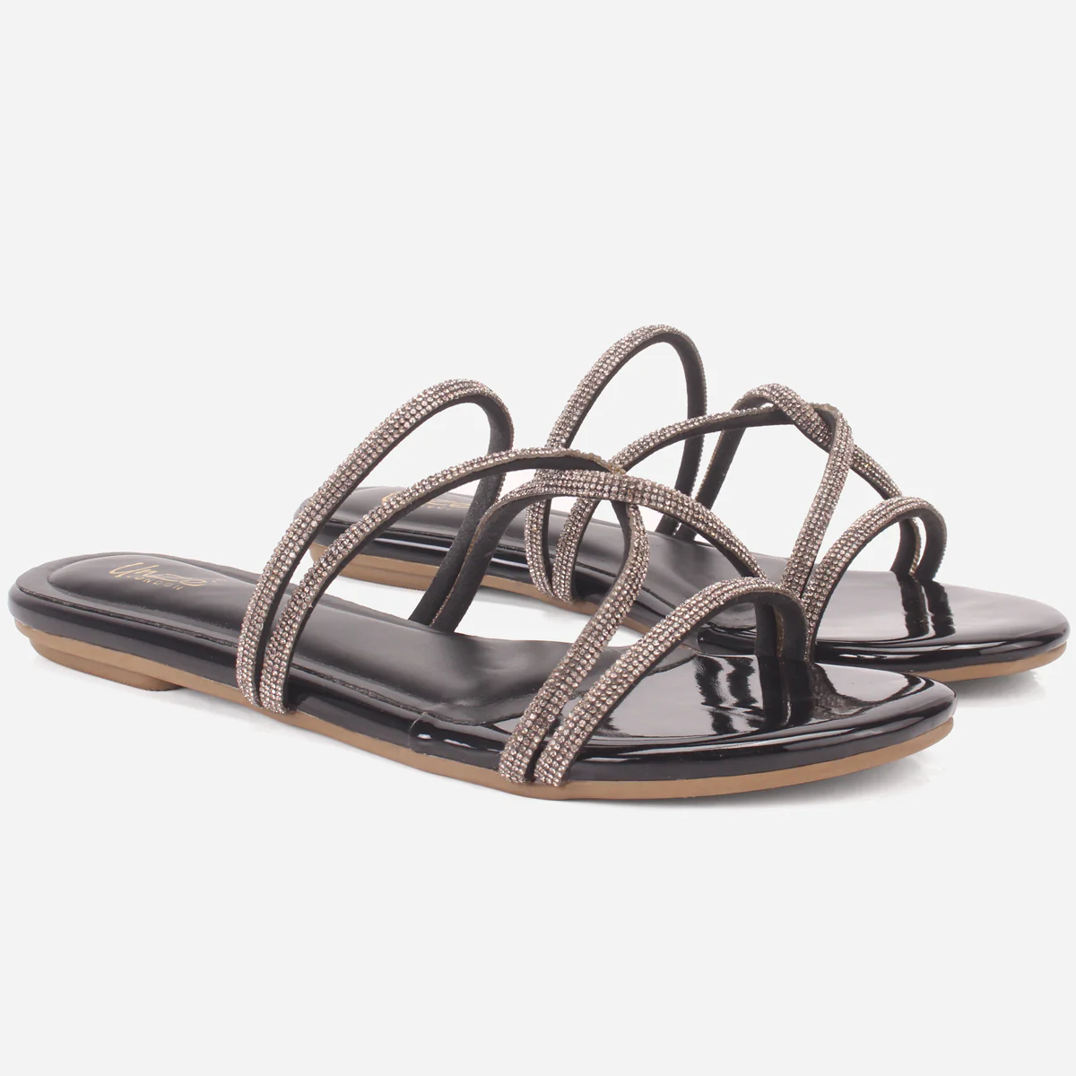 Women "GUARIS" Summer Embellished Flat Slippers - Image 2