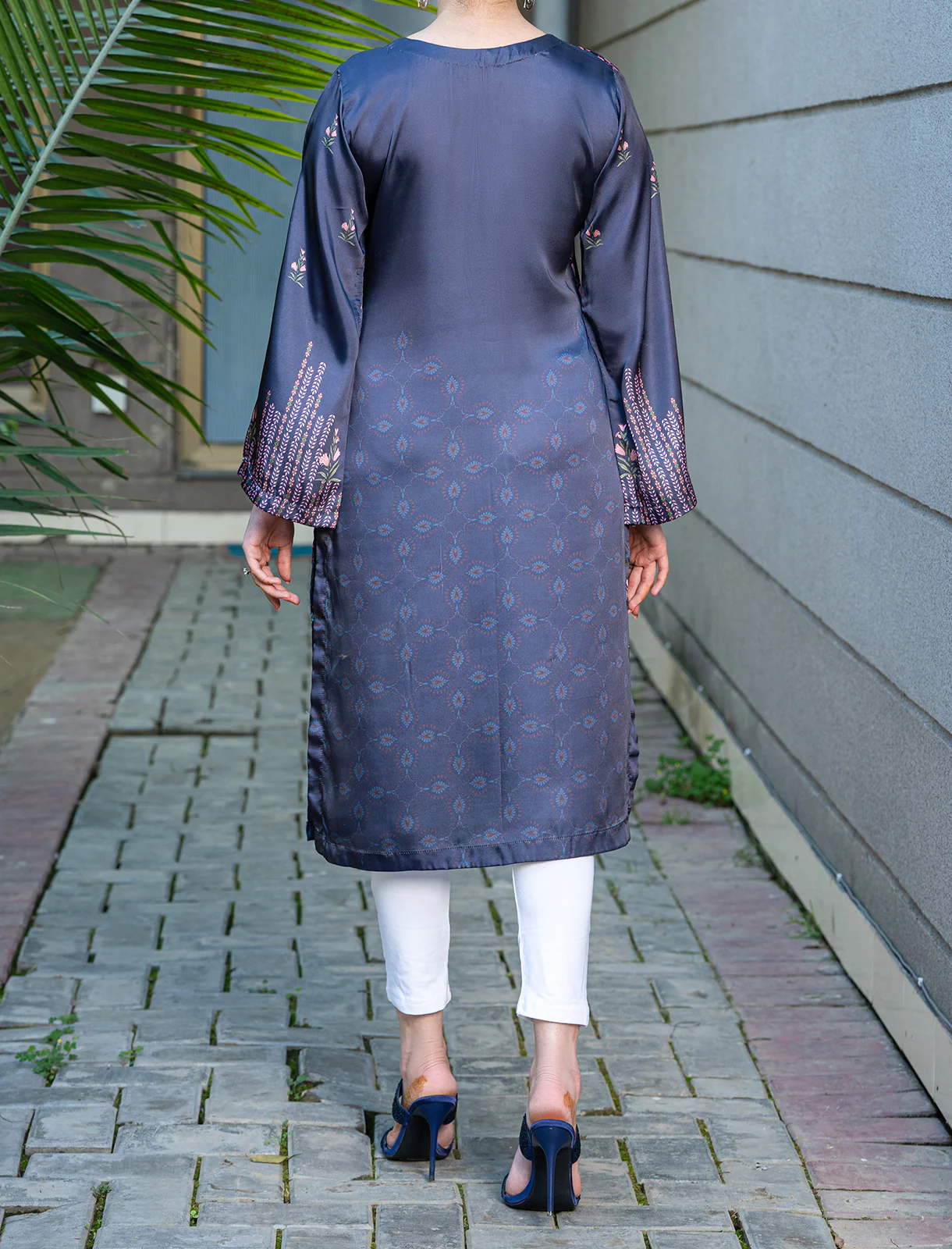 Women "GULYA" Silk Printed Fancy Shirt - Image 5