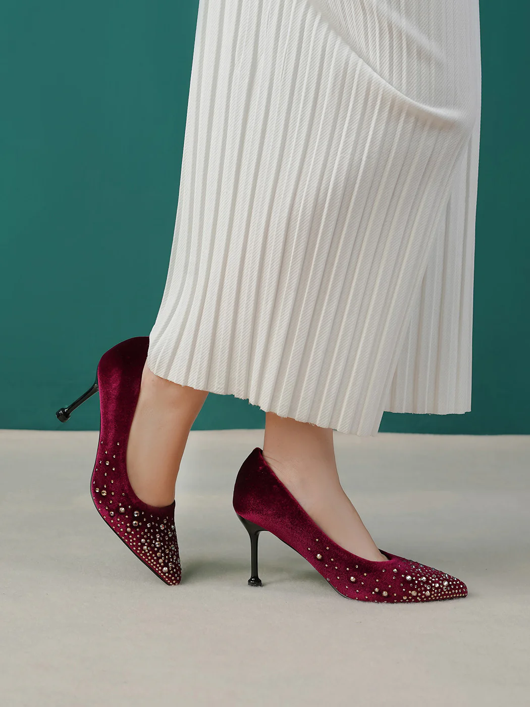Women "GUSTAV" Elegant Fancy Court Shoes