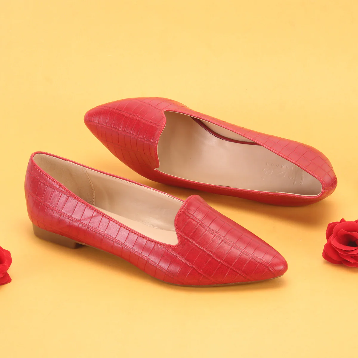 WOMEN "HALLE" POINTED TOE SLIP ON SHOES - Image 6