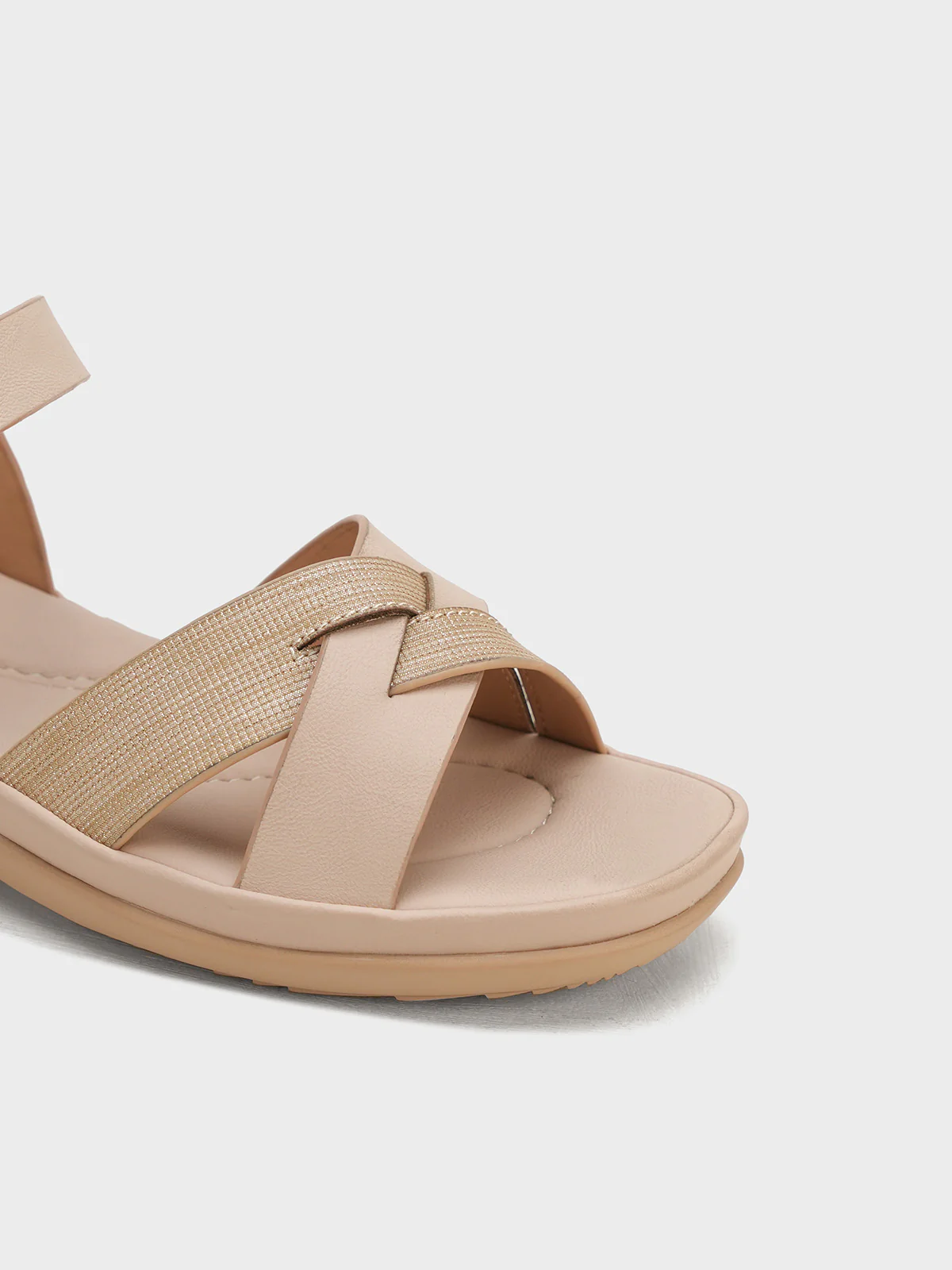 Women "HAYLEY" Cross Straps Comfort Sandals - Image 4