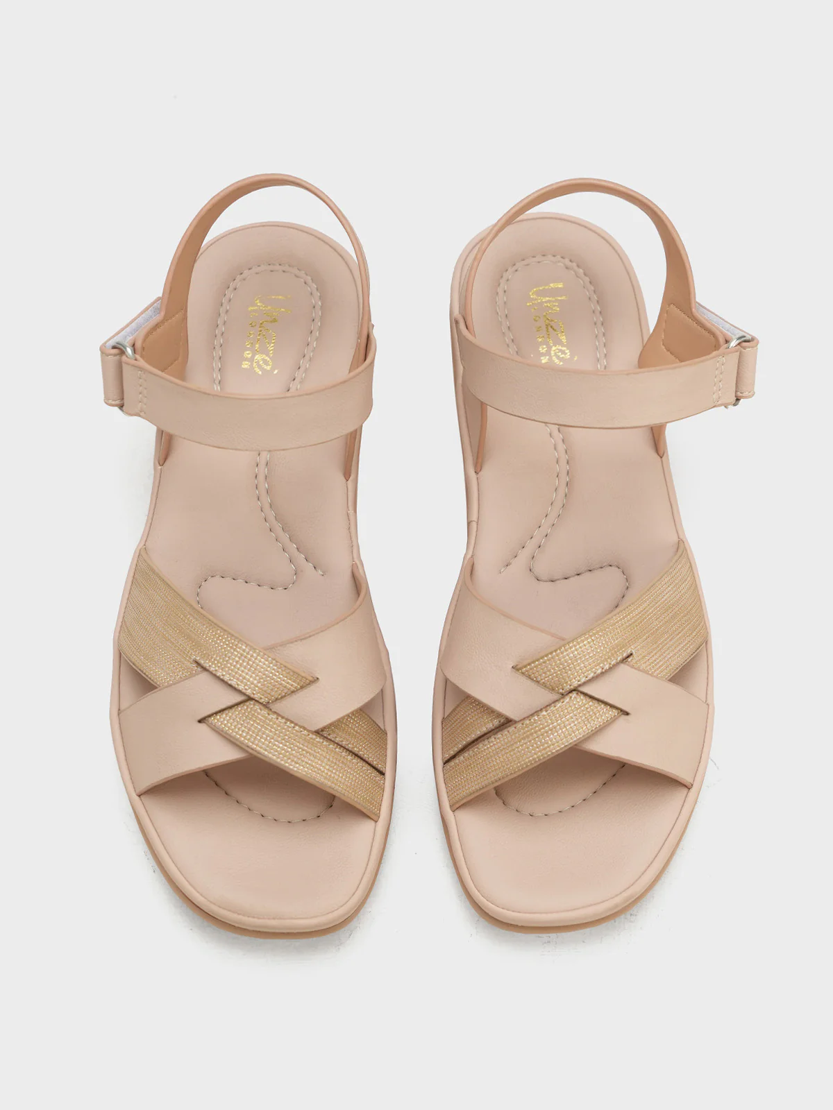 Women "HAYLEY" Cross Straps Comfort Sandals - Image 6