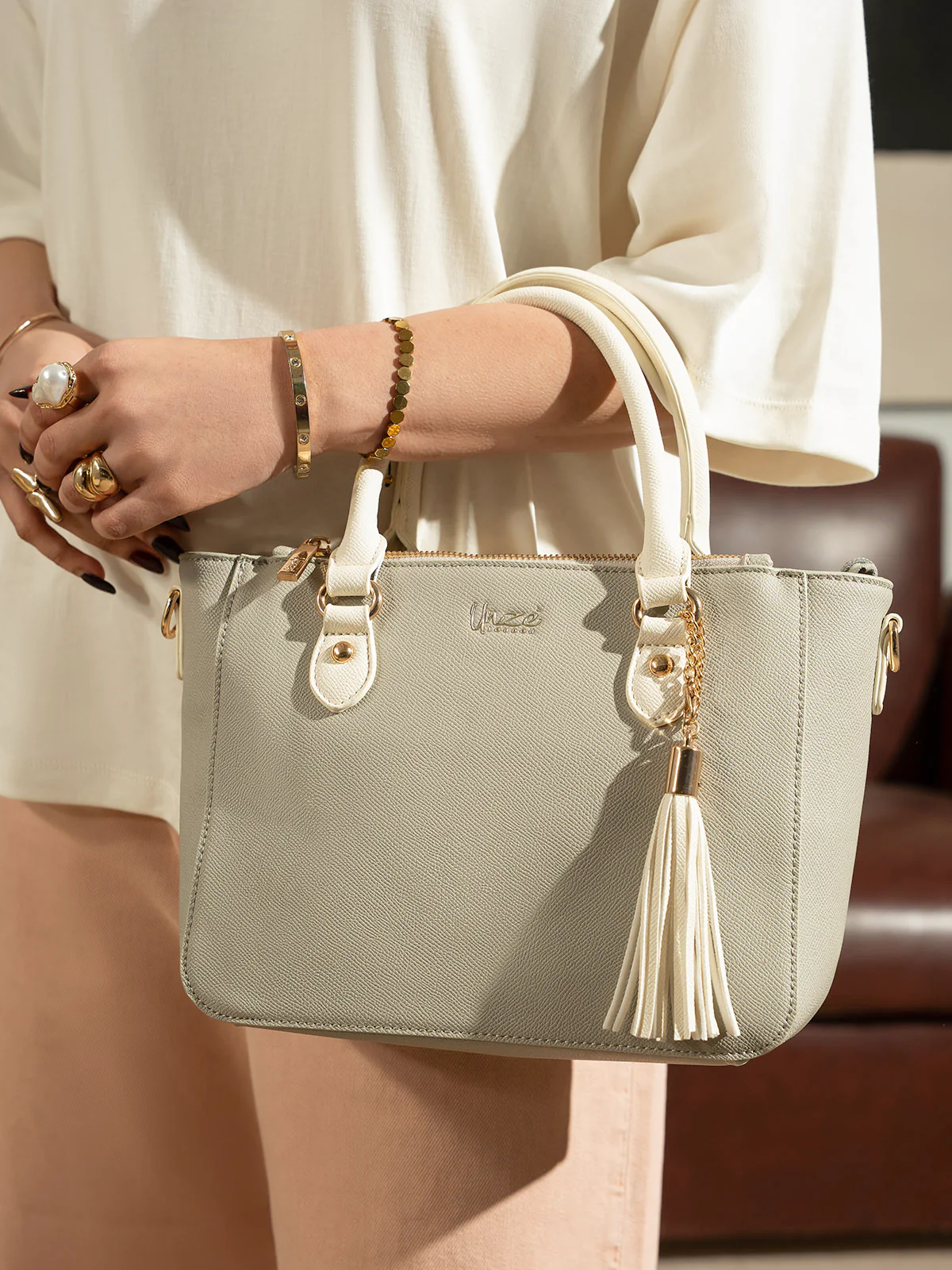 Women "HAZEL" Elegance Long Strap Handbag - Image 6