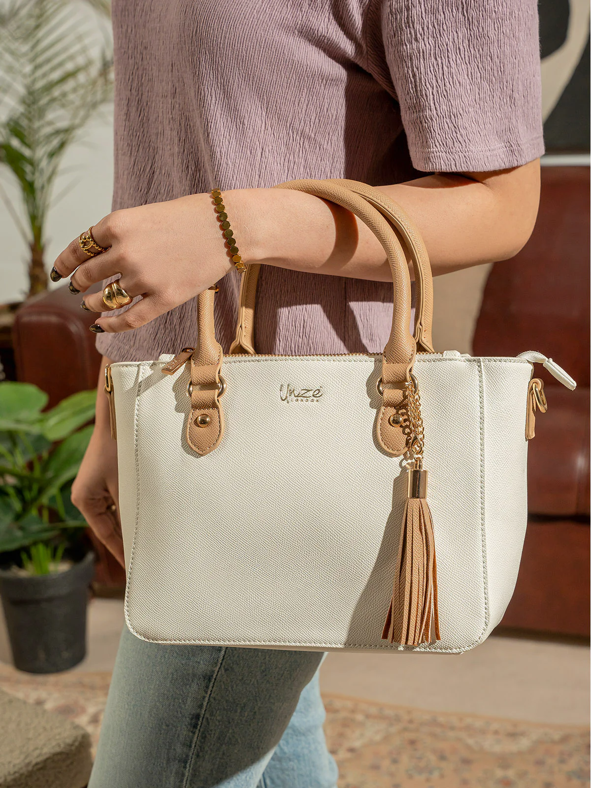 Women "HAZEL" Elegance Long Strap Handbag