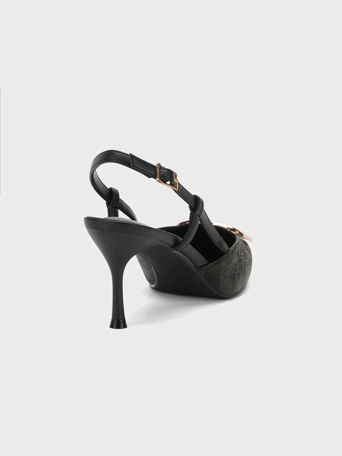 Women "HILLARY" Pointed Toe Buckle Sandals - Image 5
