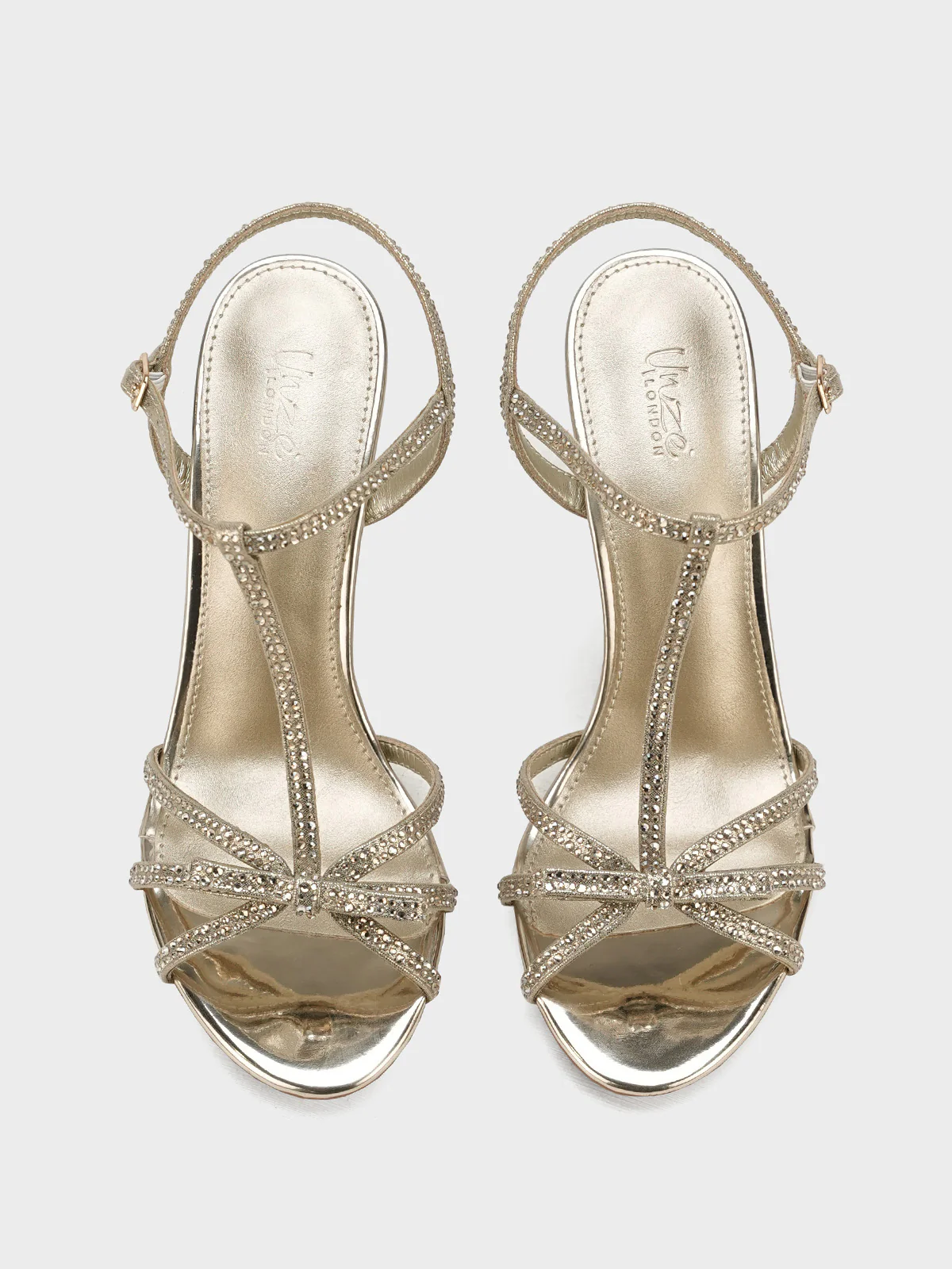 Women "HIYAM" Fancy Buckle Heel Sandals UK Size 3-8 - Image 9