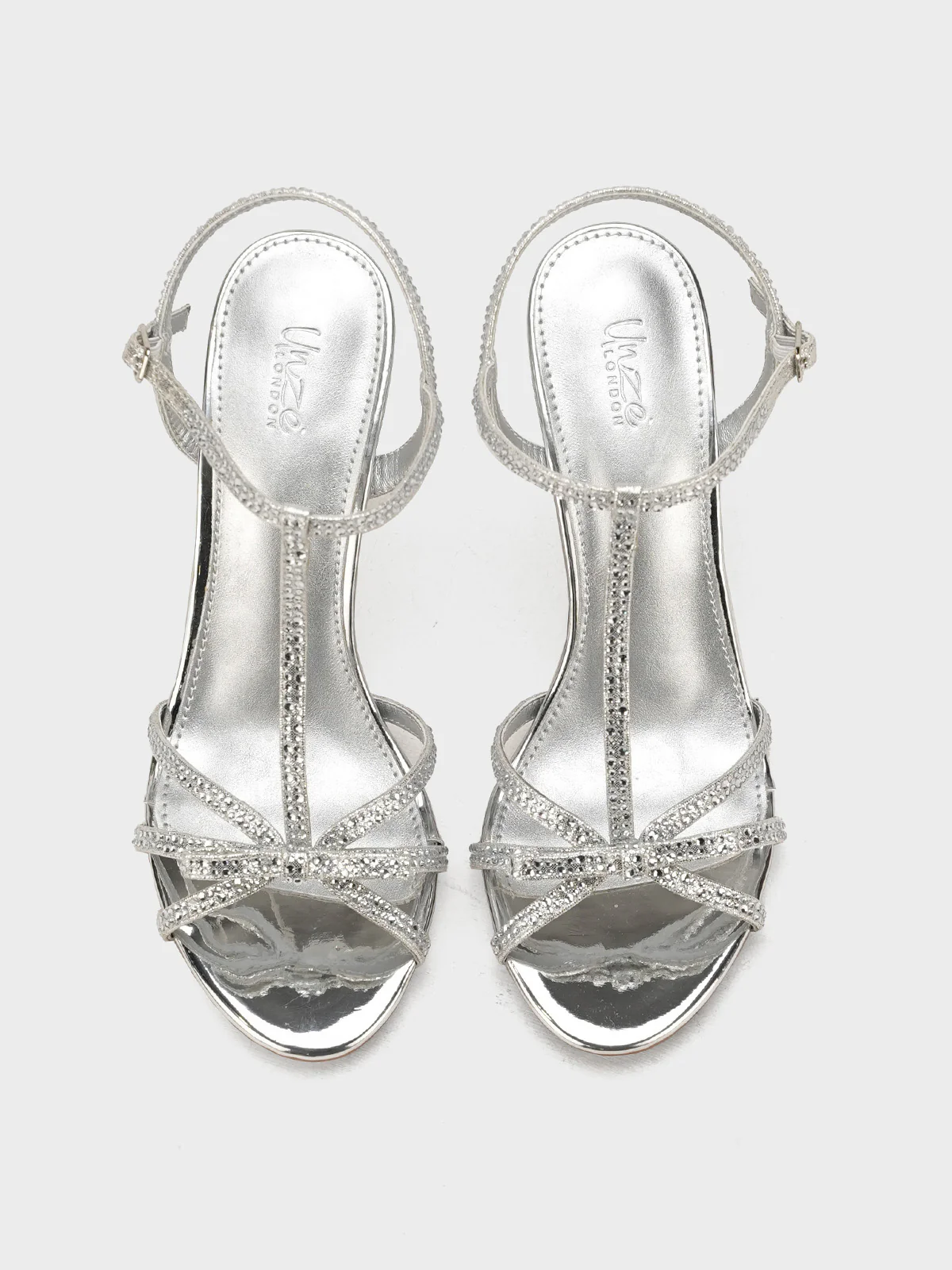 Women "HIYAM" Fancy Buckle Heel Sandals UK Size 3-8 - Image 9