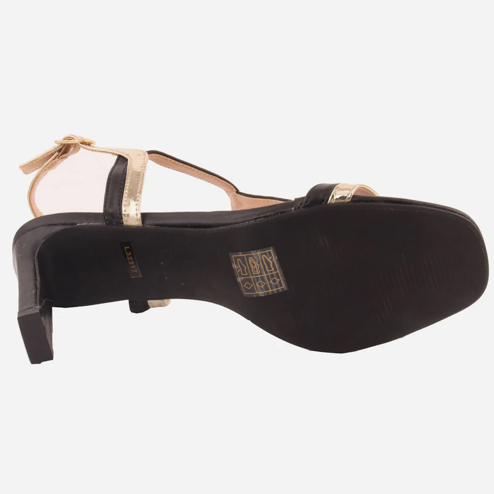 Women "HOLLY" Glossy Ankle Buckle Fastening Sandals - Image 5
