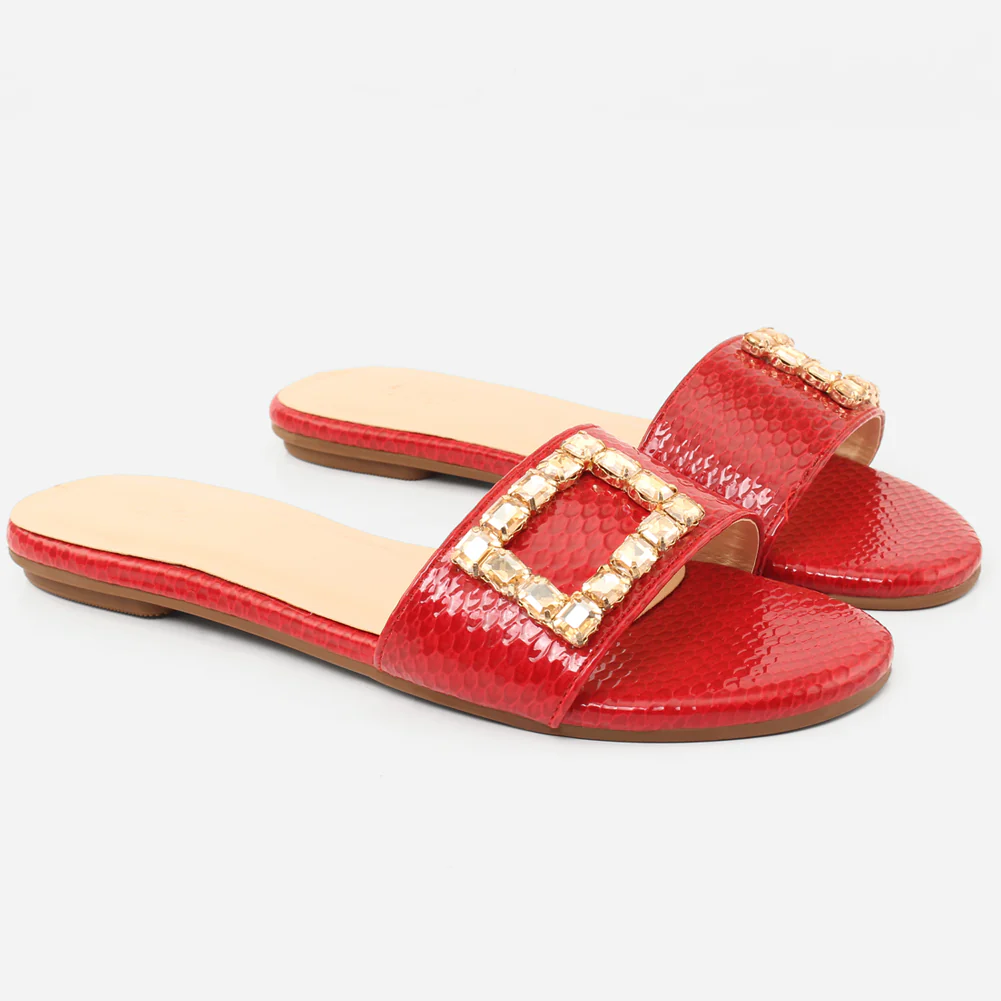 Women "IDA" Flat Slippers - Image 2